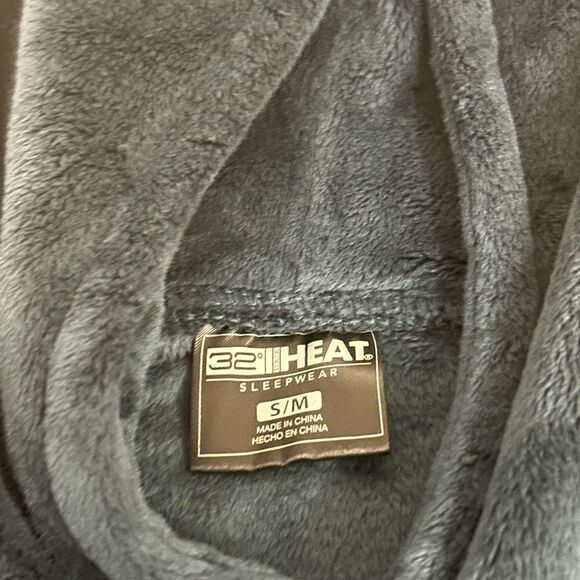 32 Degrees Sleep Lounger Hooded Snuggie Size S/M Teal Blue Green - Picture 3 of 8